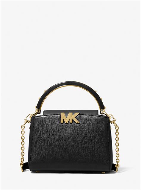 Karlie Small Pebbled Leather Crossbody Bag 